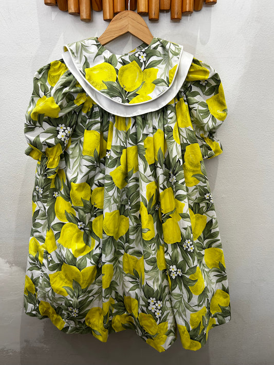 Lemons francy dress 5-6y