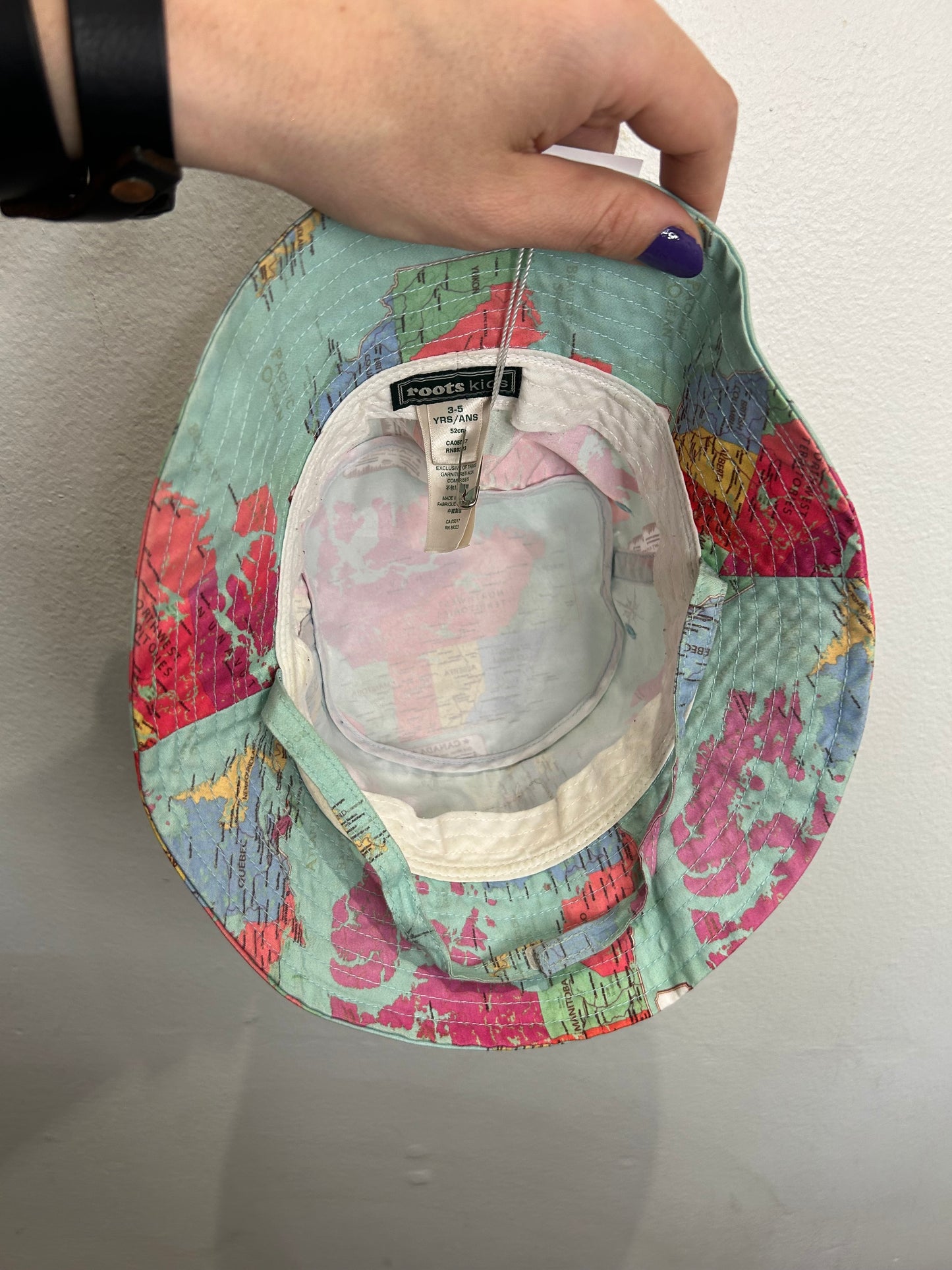 Canada Map hat 3-5y