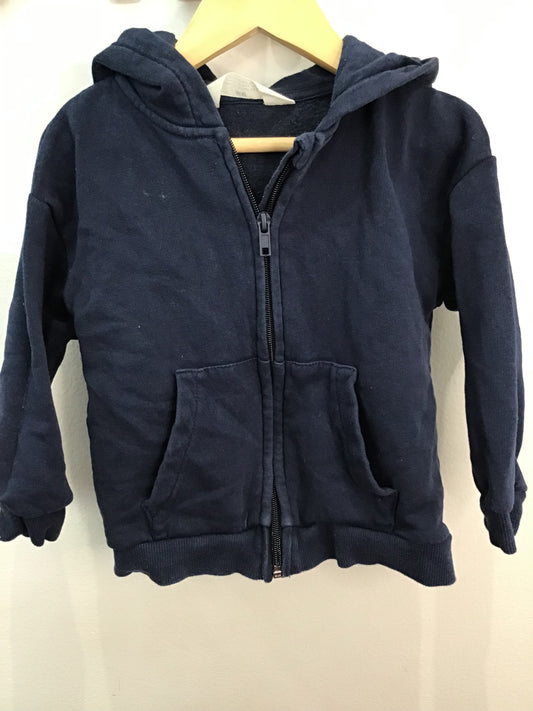 Basic navy sweatshirt 2-4y