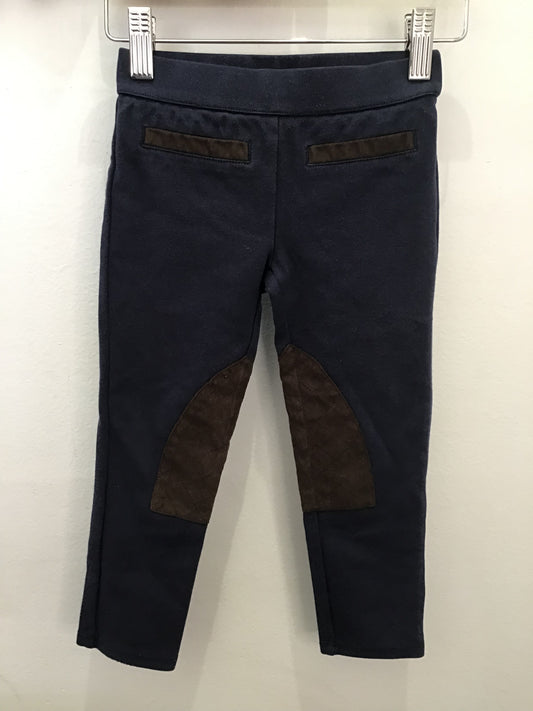 Blue riding style leggings 4y