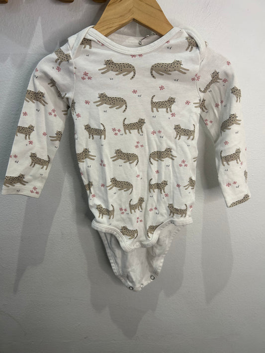 Leopard onesie 12-18m