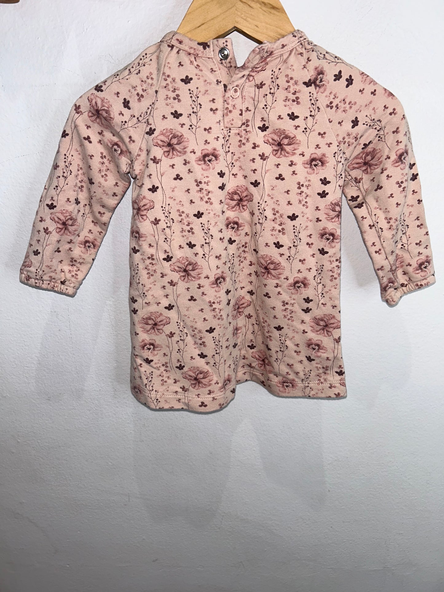 En-Fant pansies pink dress 3m