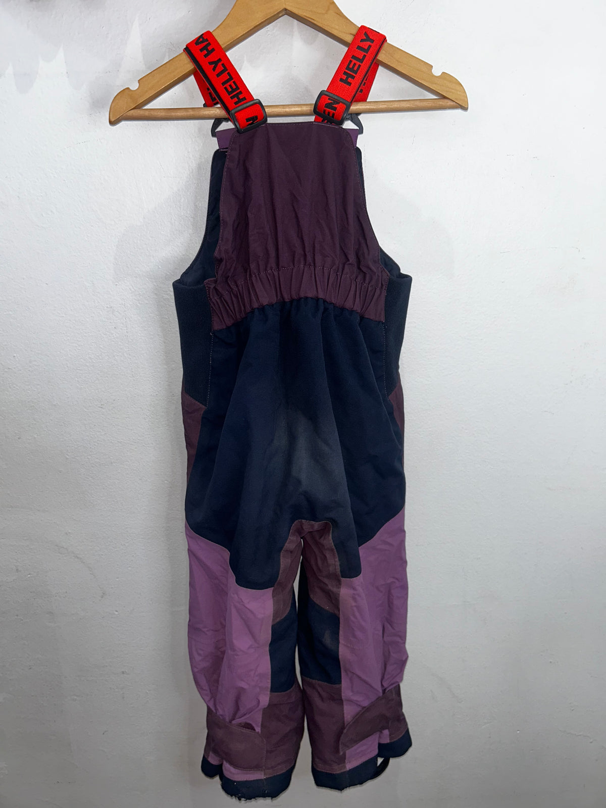 Helly Hansen purple bib snowpants 3y*