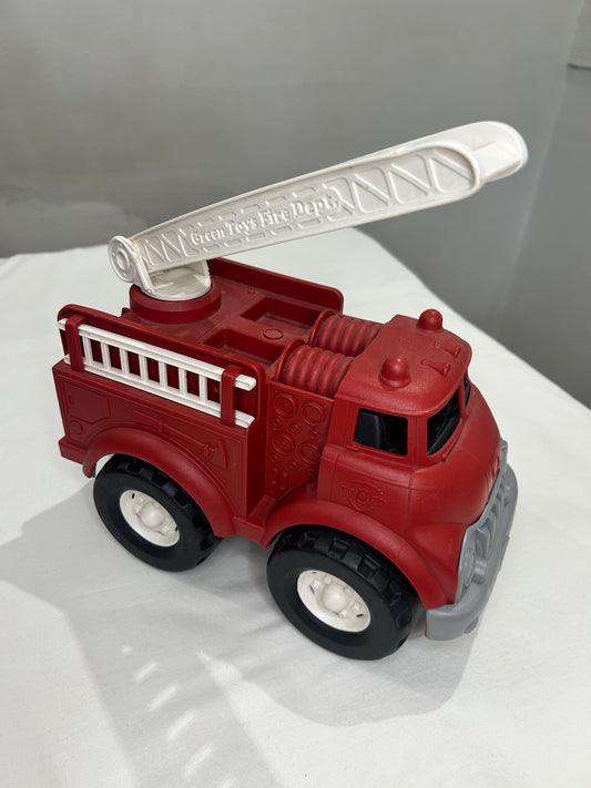 Green Toys red firetruck