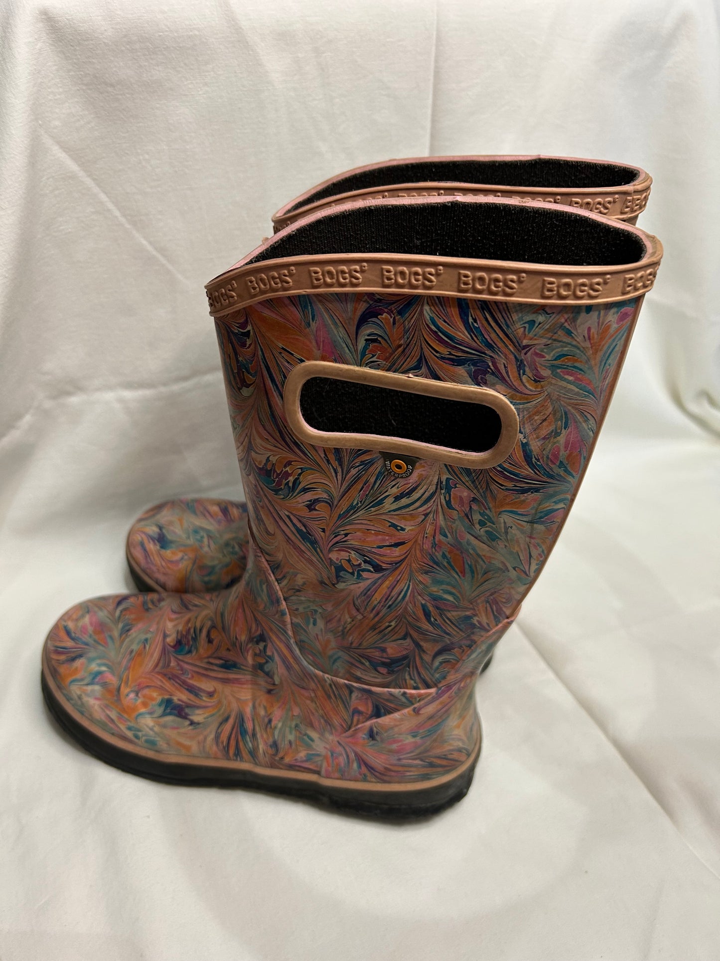 Y4 pink Bog rainboots