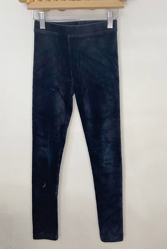 Black corduroy leggings 8y