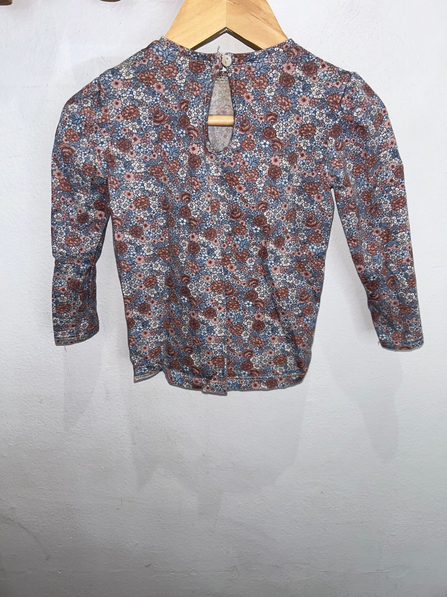 Fully flowered longsleeve 12-18m