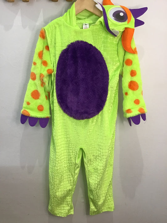 Costume neon monster 3-4y