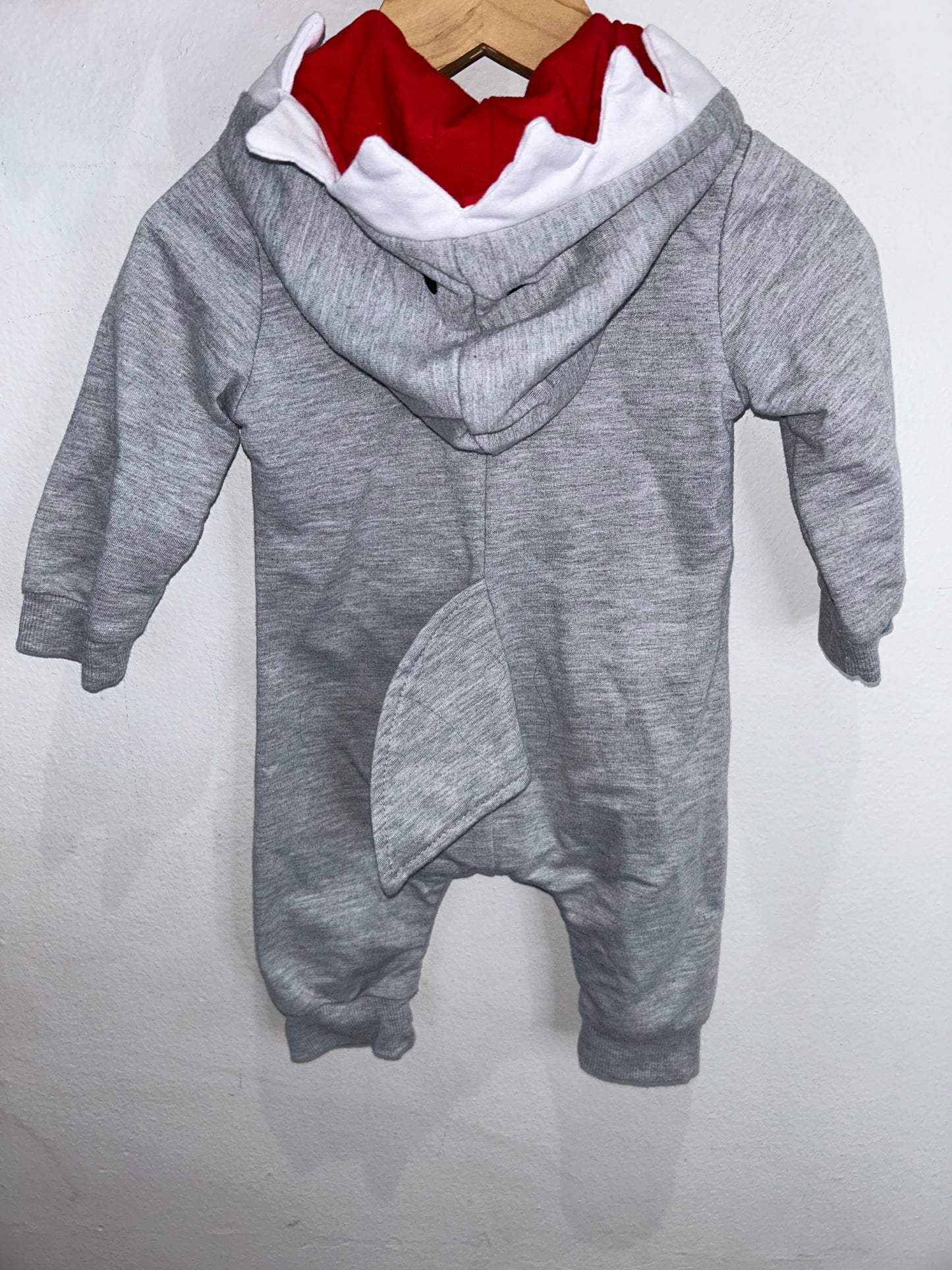 Grey shark romper 3m