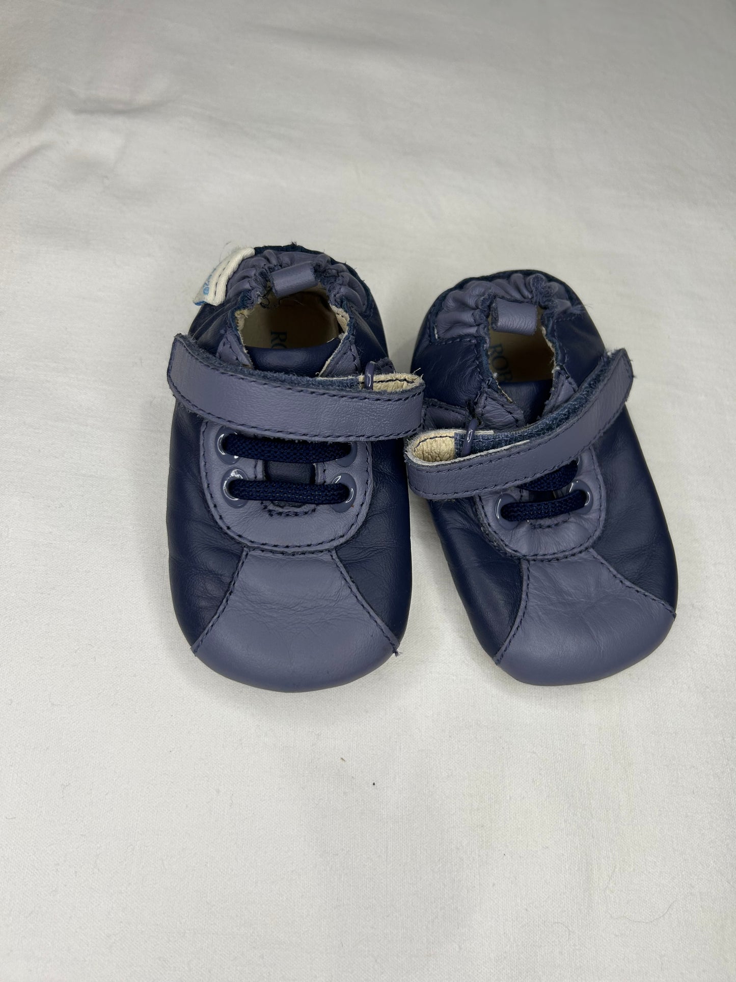 3-6m Robeez blue soft soles