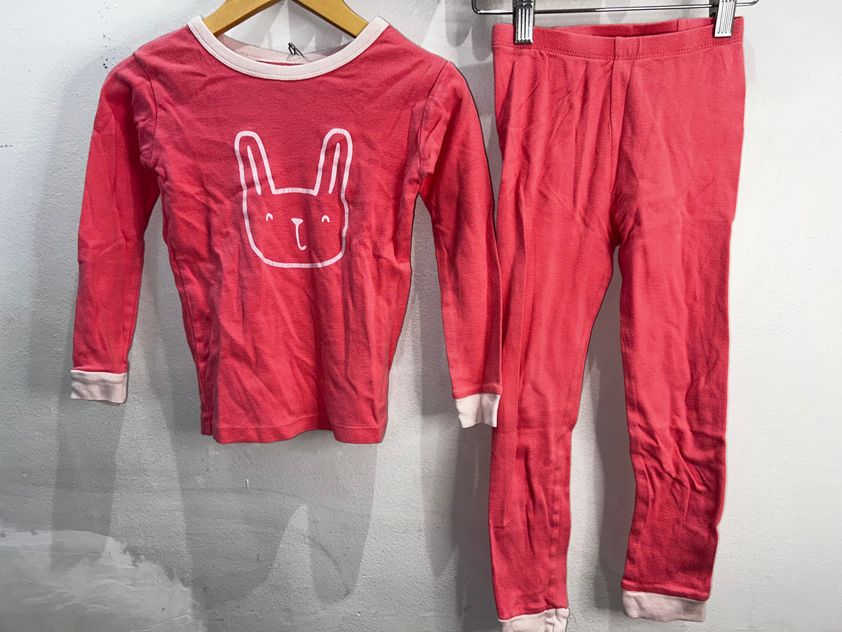 Peach bunny pyjamas 5-6y