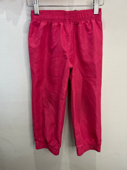 Hot pink rainpants 3y