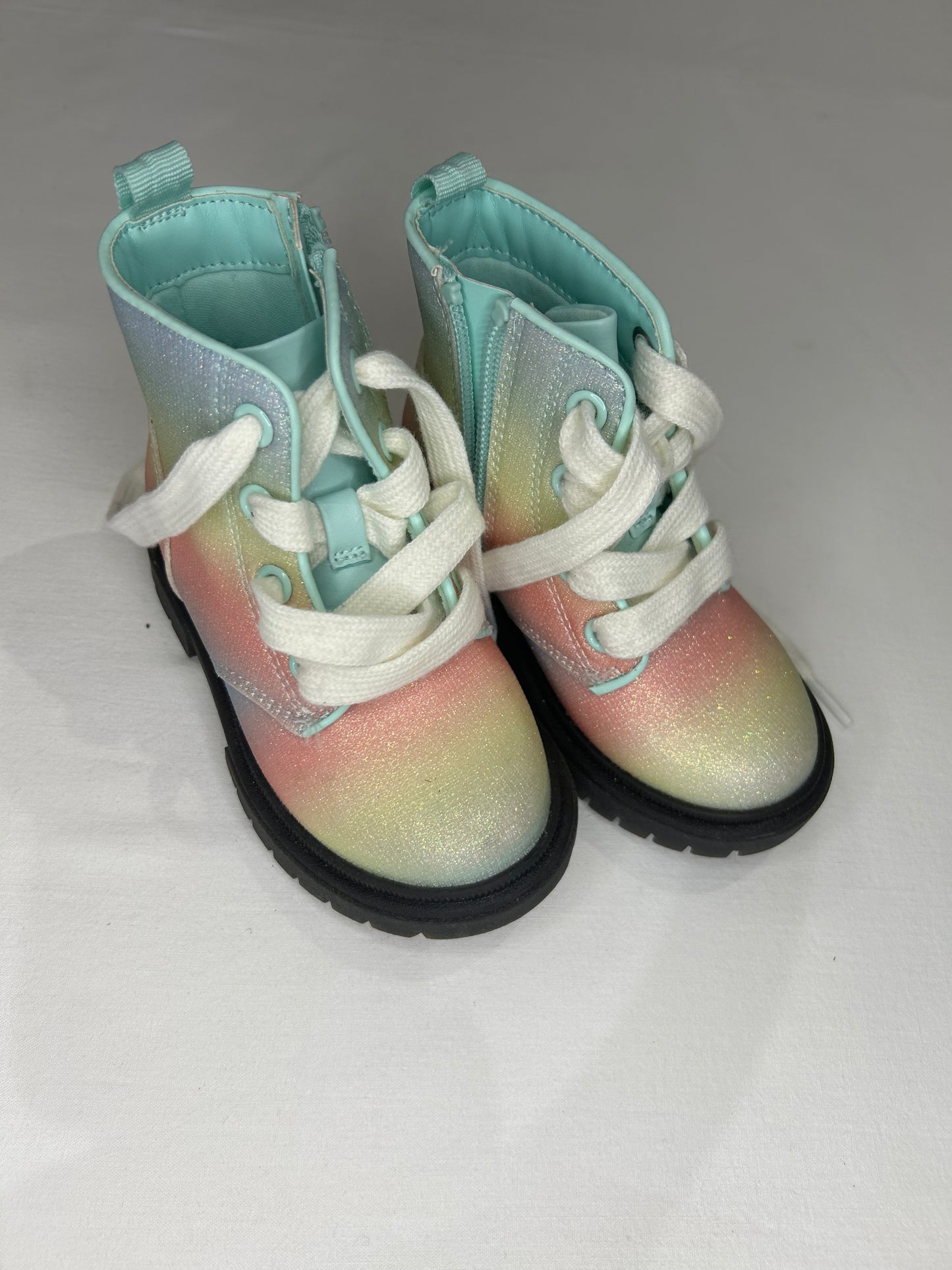 C7 sparkly pastel boots