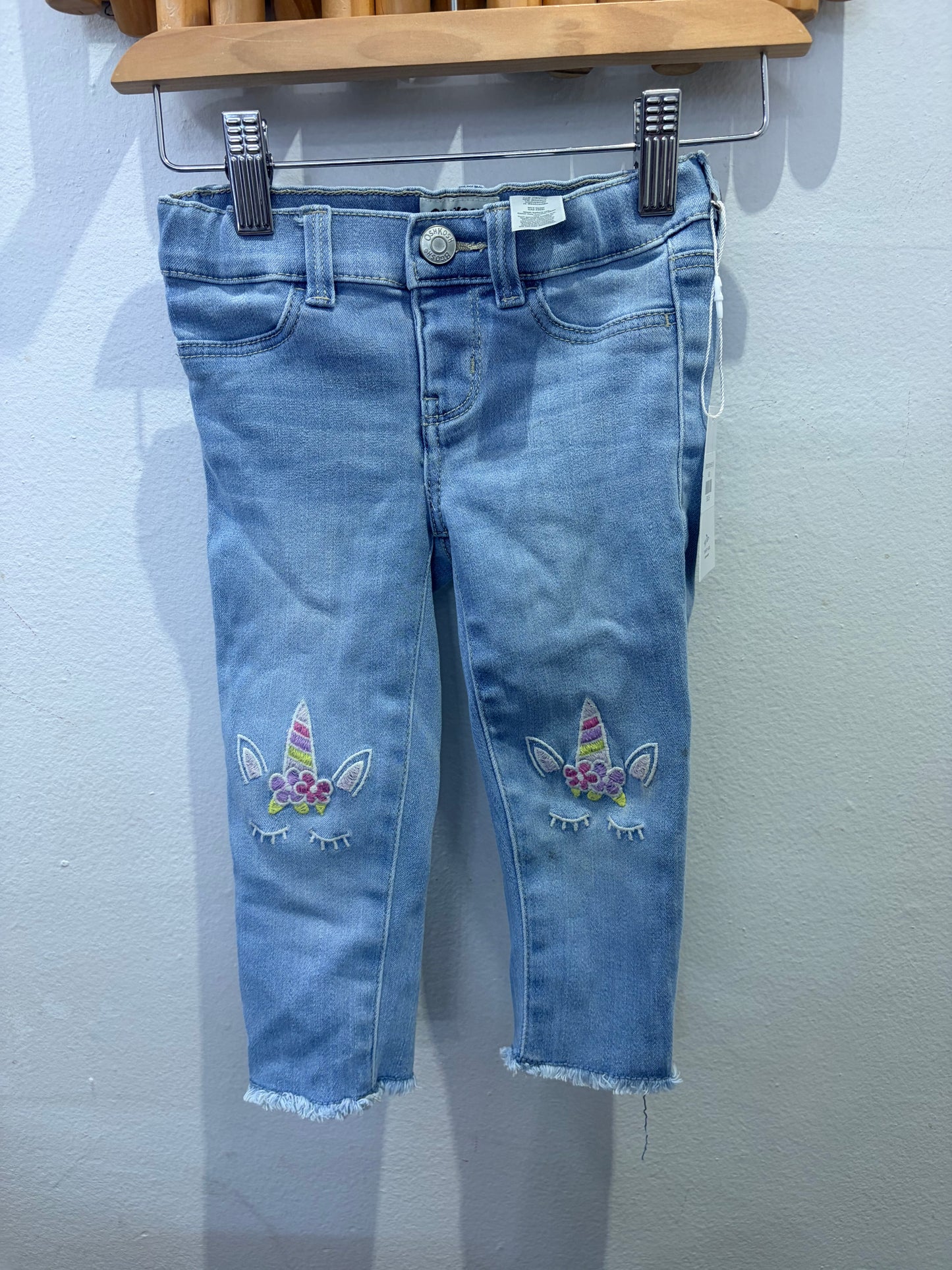 Unicorn knee jeans 3y
