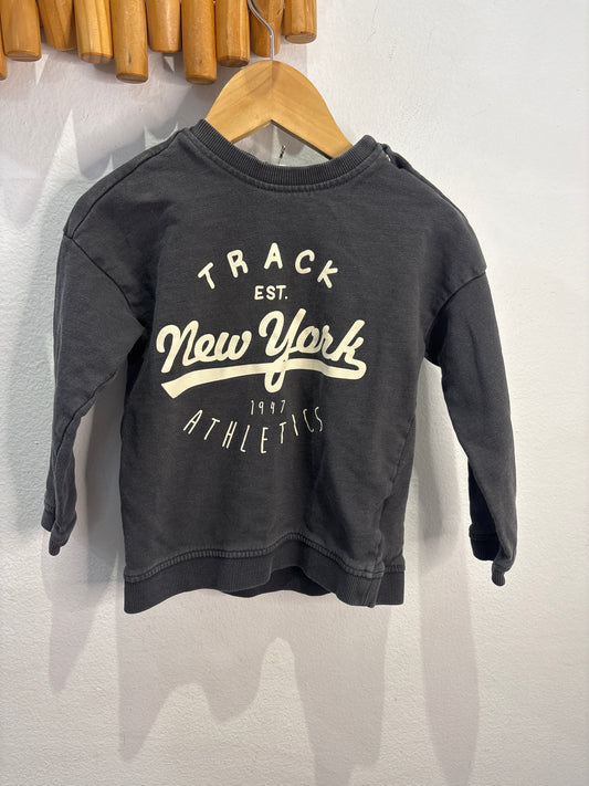 New York athletics pullover 2-3y