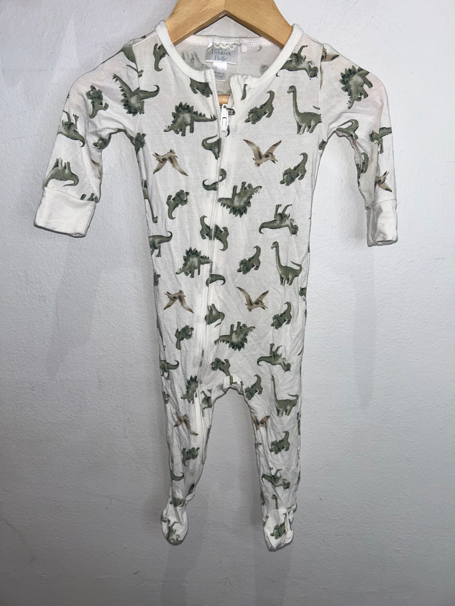 Milkberry dinos bamboo sleeper 0-3m