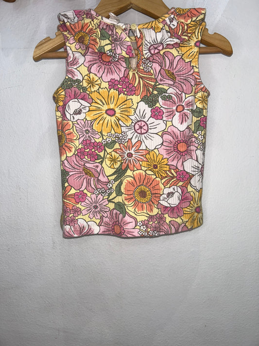 Yellow gardne tanktop 12-18m