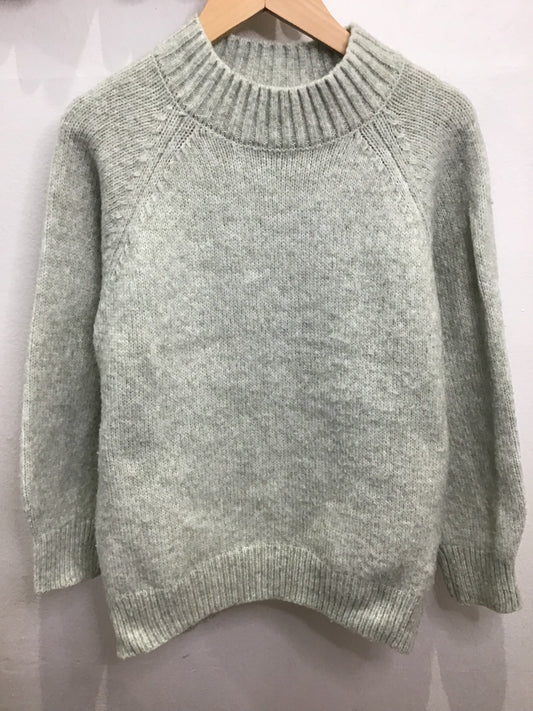 Grey oversized mockneck 9-10y