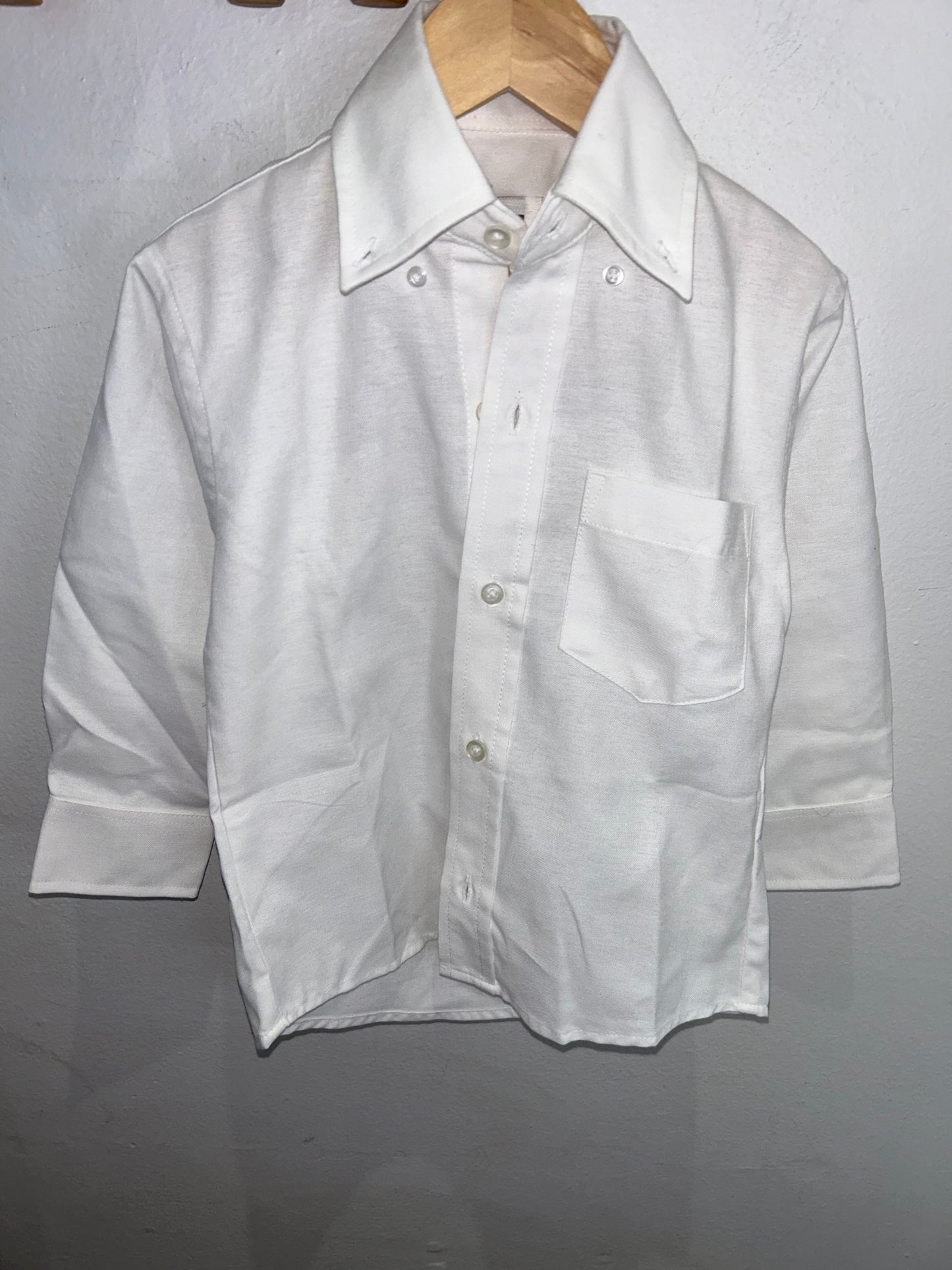 White shirt and tie 4y