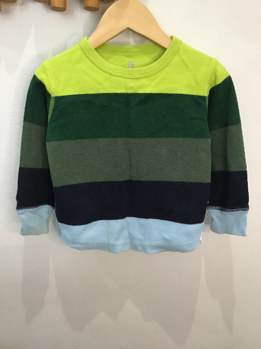 Tee colourful waffle 2y