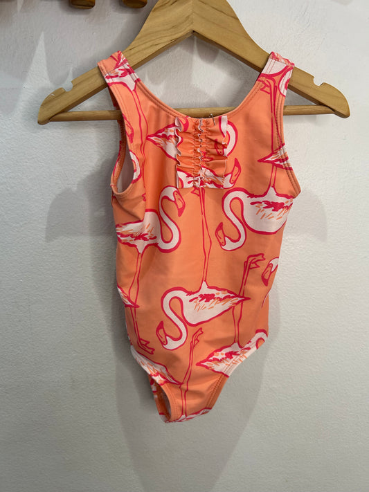Flamingos swimsuit 2y