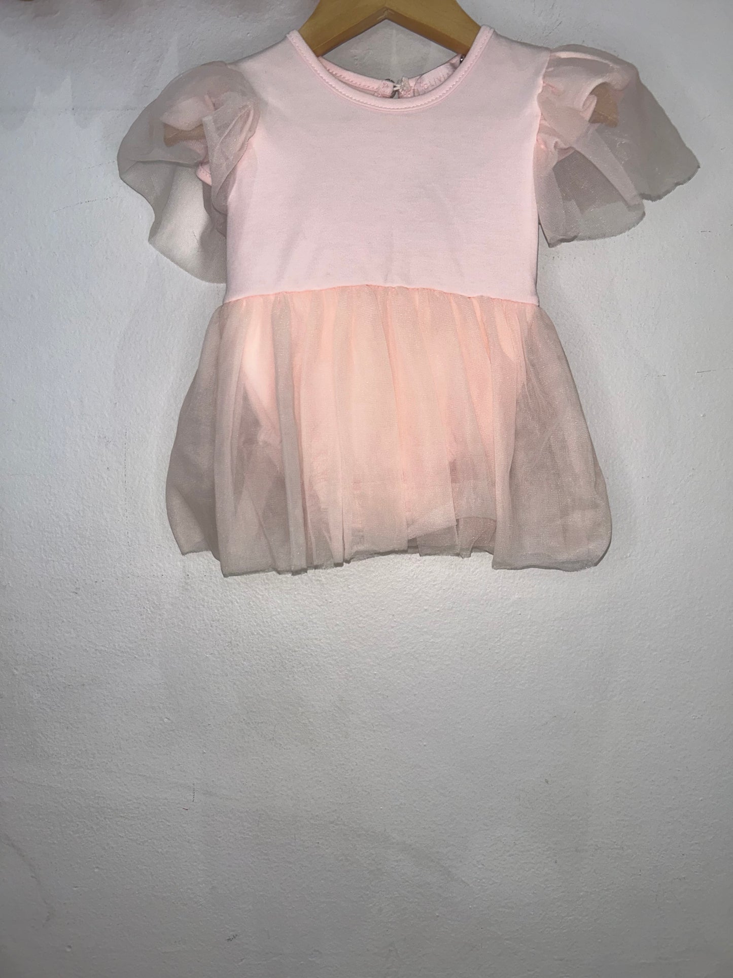Ballet Pink Dress-NEW- 3-6m