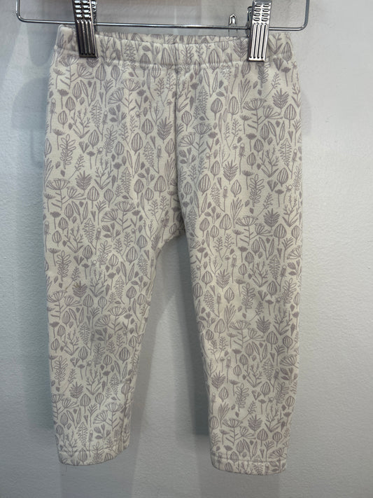 Fleece lined plant pants 18-24m