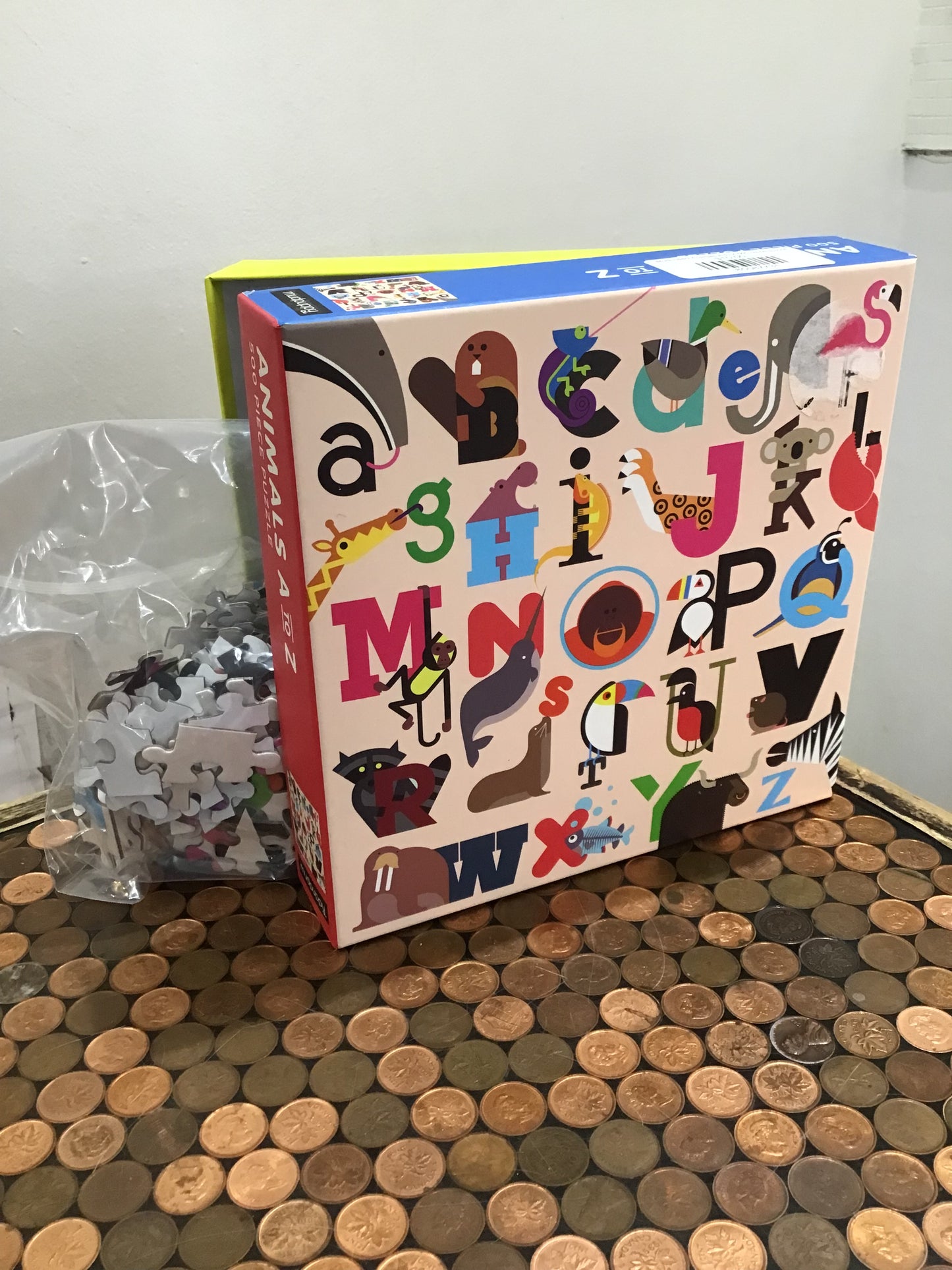 Mudpuppy Animals A to Z 500 piece puzzle