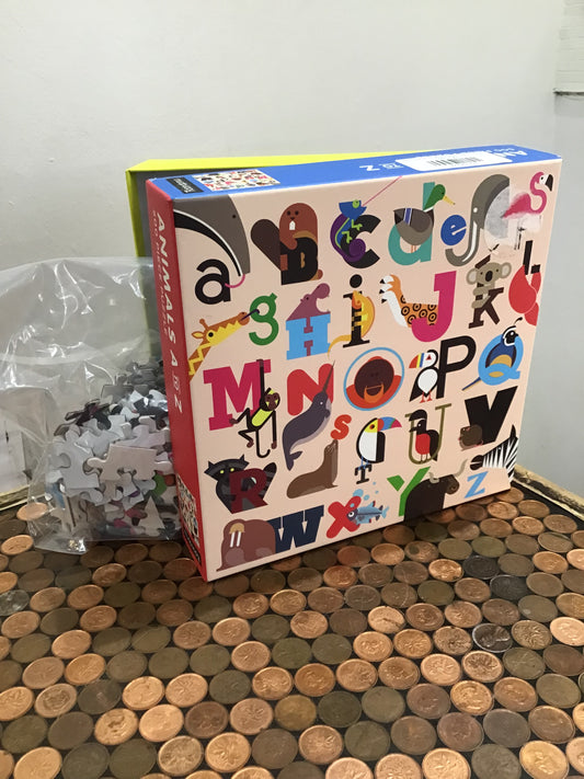 Mudpuppy Animals A to Z 500 piece puzzle