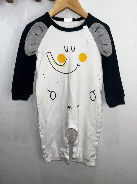 Elephant romper 12-18m