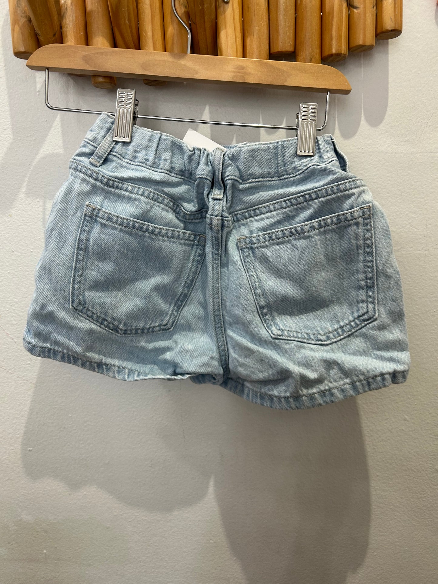 Lightwash classic denim shorts 5-6y