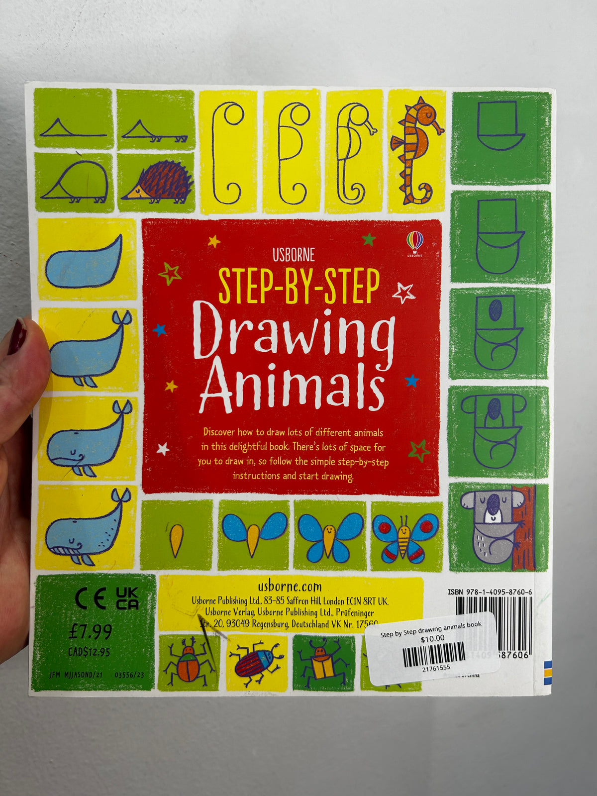 Step by Step drawing animals book