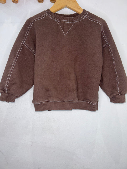 Brown pullover 2y