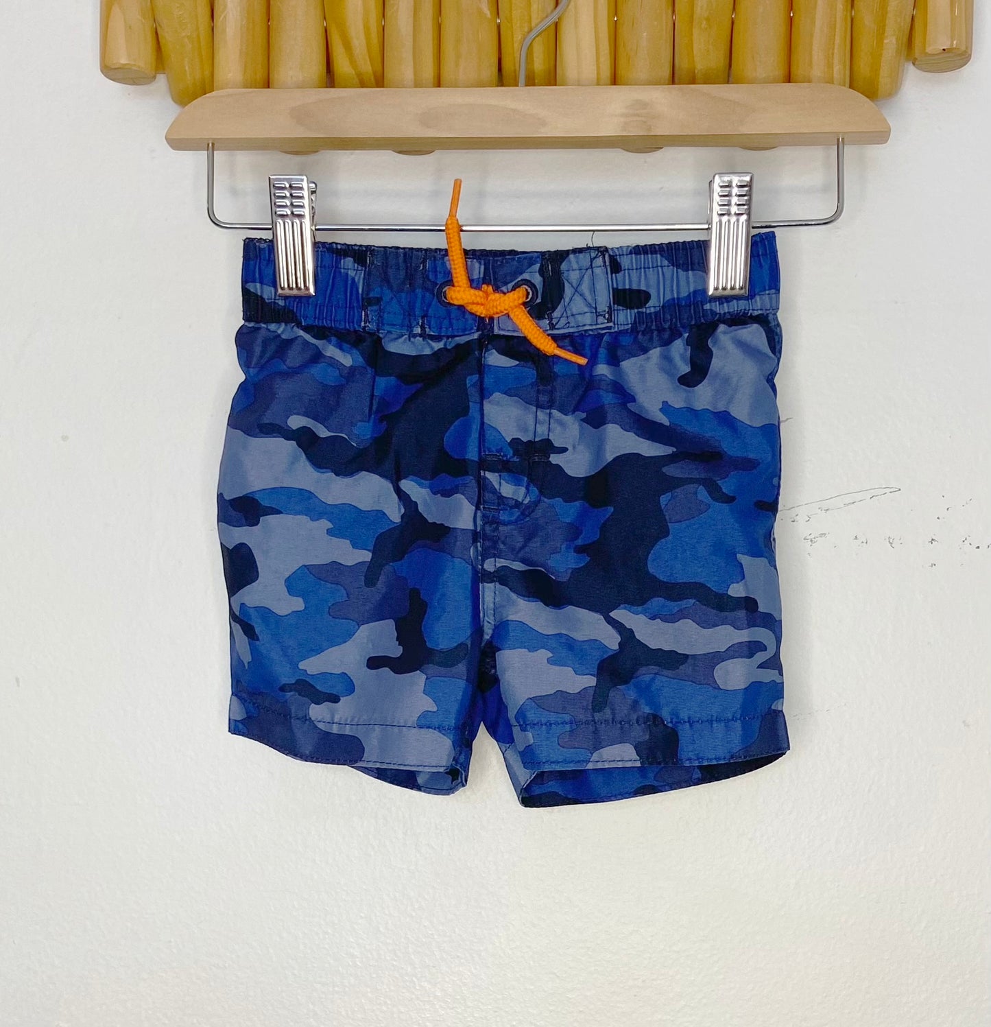 Camo swim shorts 6-12m