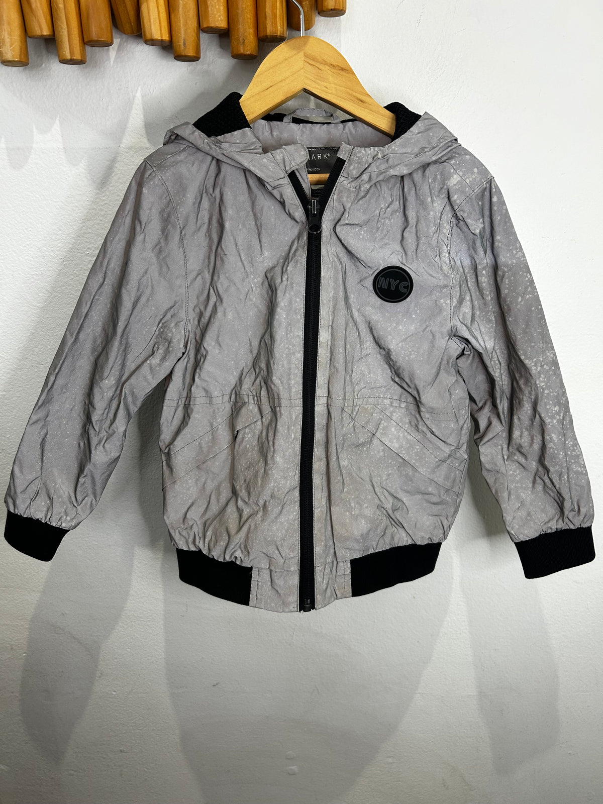 Silver lightweight jacket 4-5y*