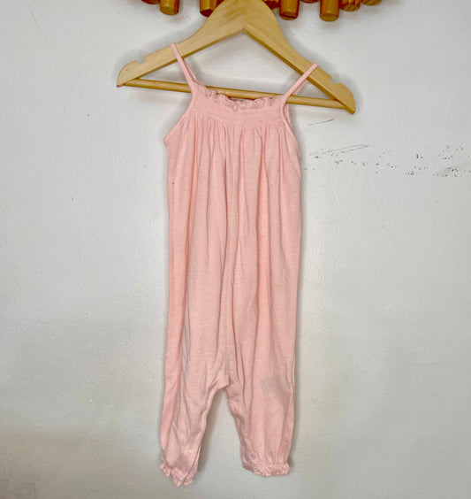 Textured light pink romper 6-12m