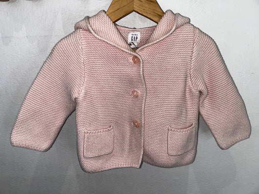 Light pink brannan sweater 6-12m