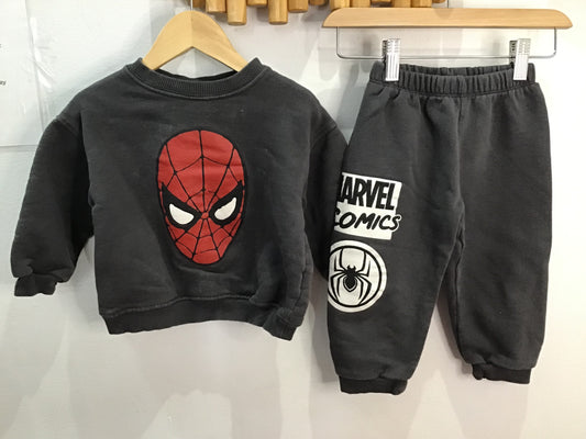 Spiderman jogger set 2y