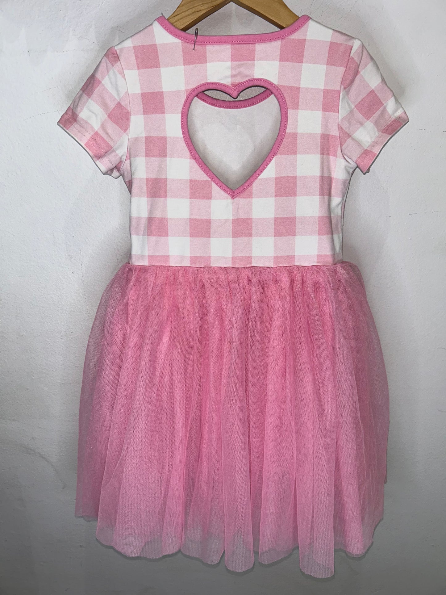 Pink tulle dress 4-6y