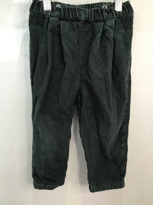 Dark green corduroys 18-24m
