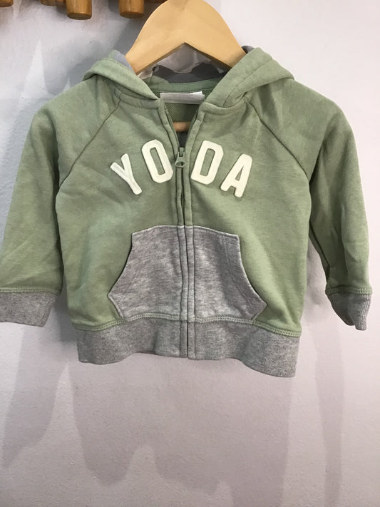 Sweatshirt Yoda 6-12m