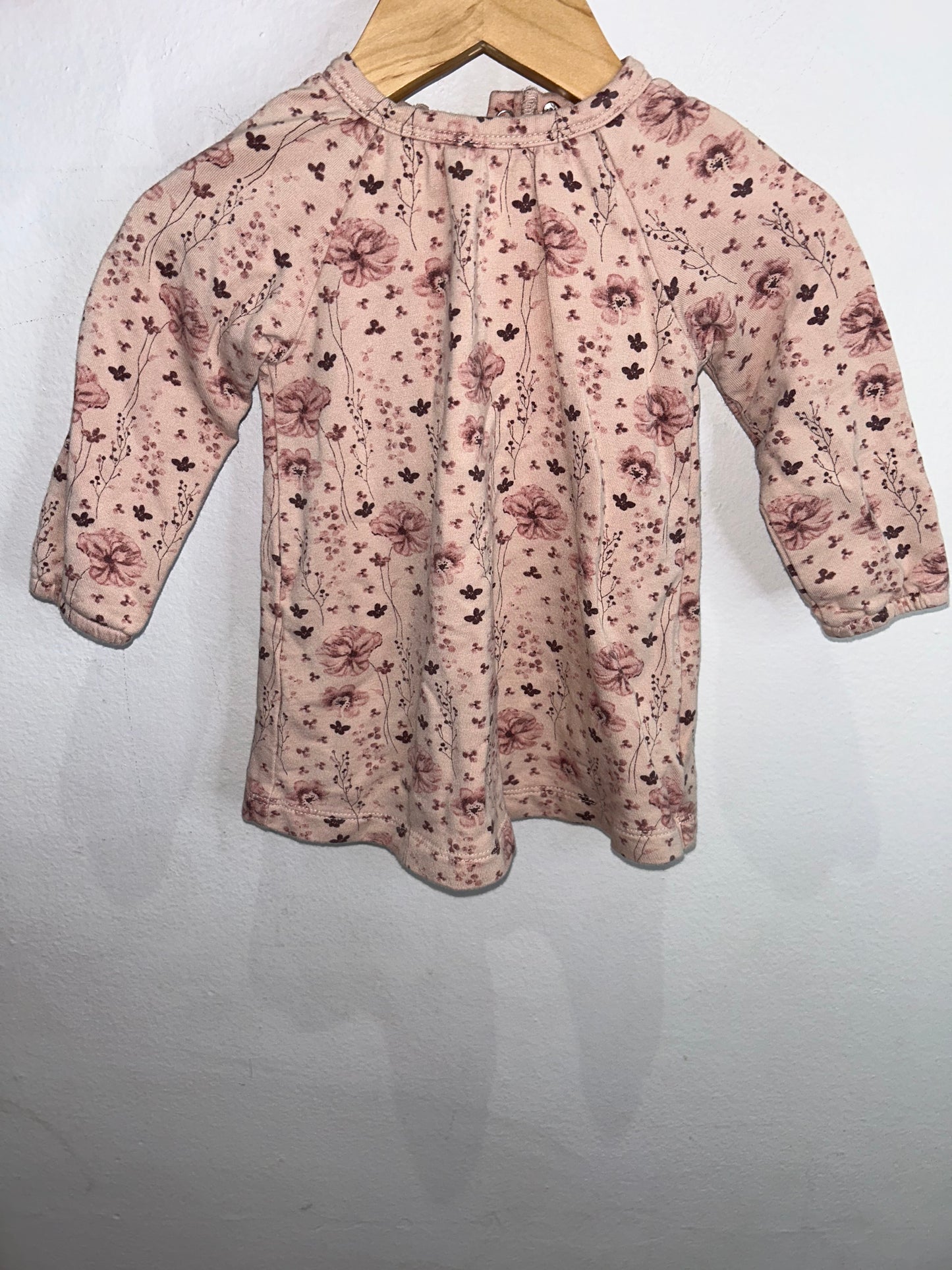 En-Fant pansies pink dress 3m