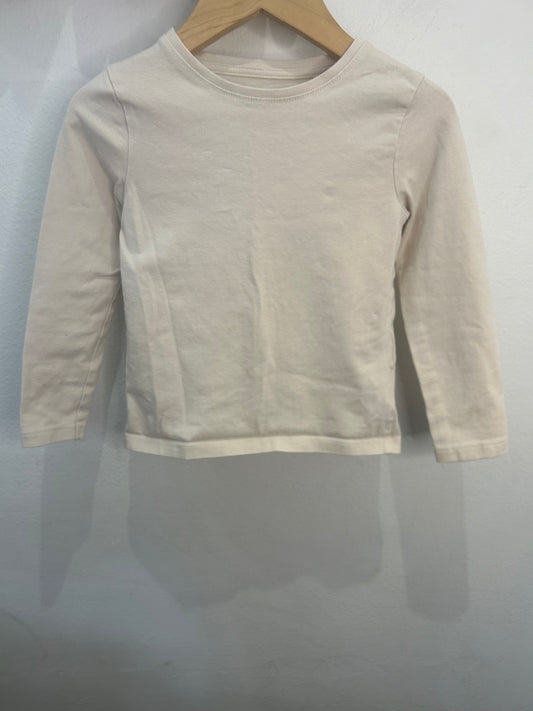 Beige longsleeve 2-4y