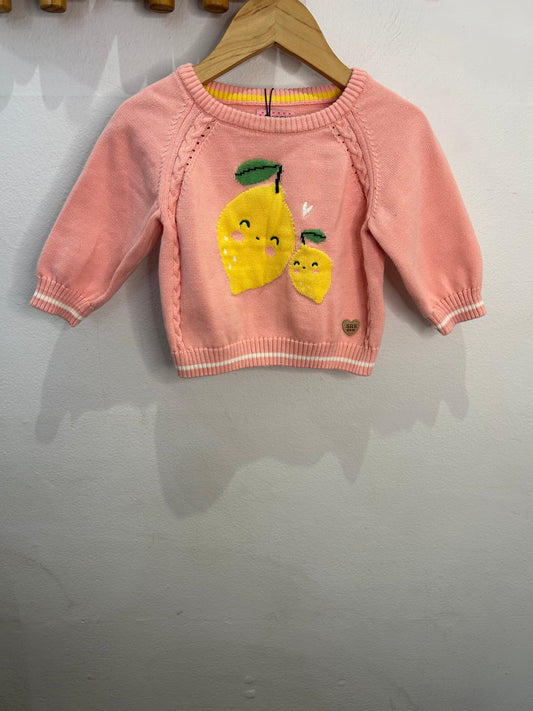 Souris Mini lemons sweater 9-12m