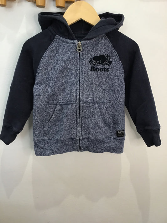 Sweatshirt blue Roots 18-24m