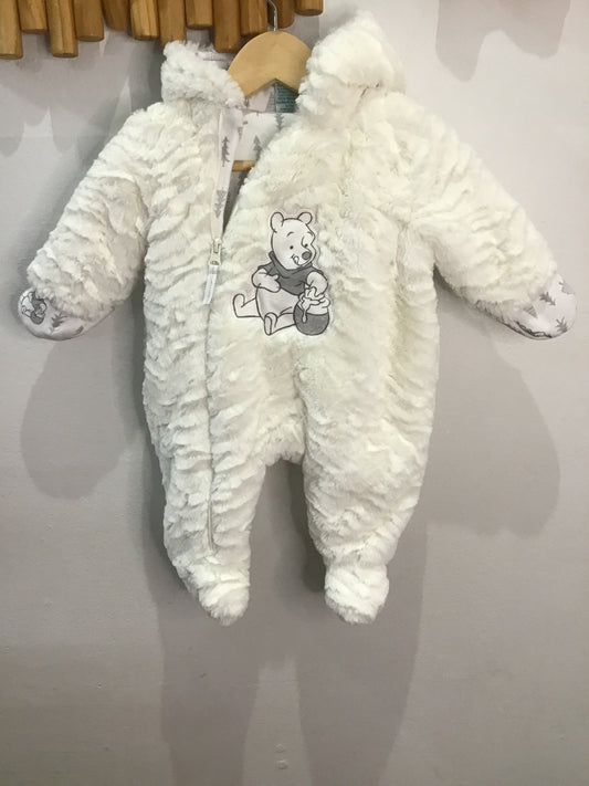 Winnie the Pooh furry bunting 0-3m