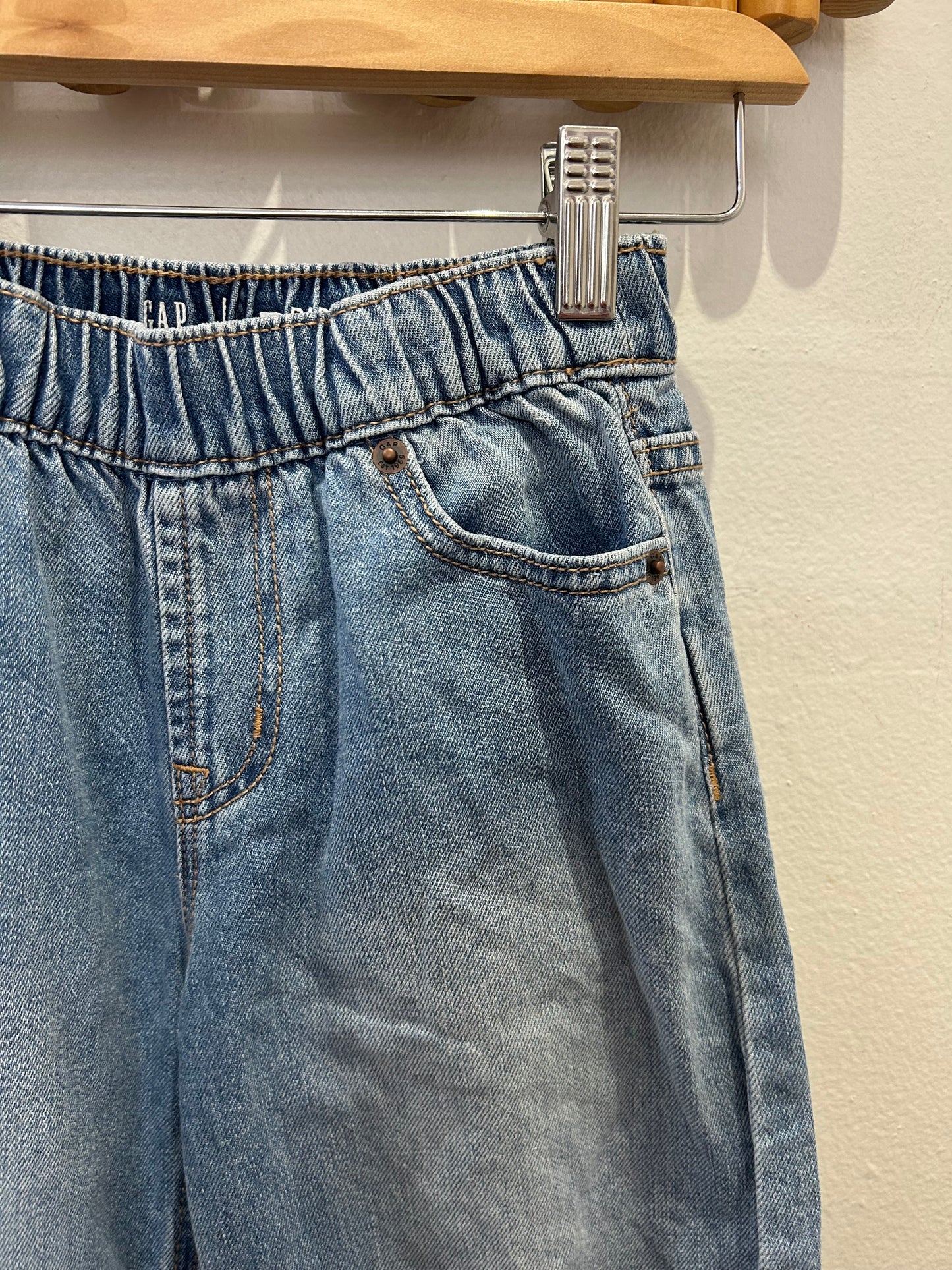 Midwash barrel jeans 6-7y