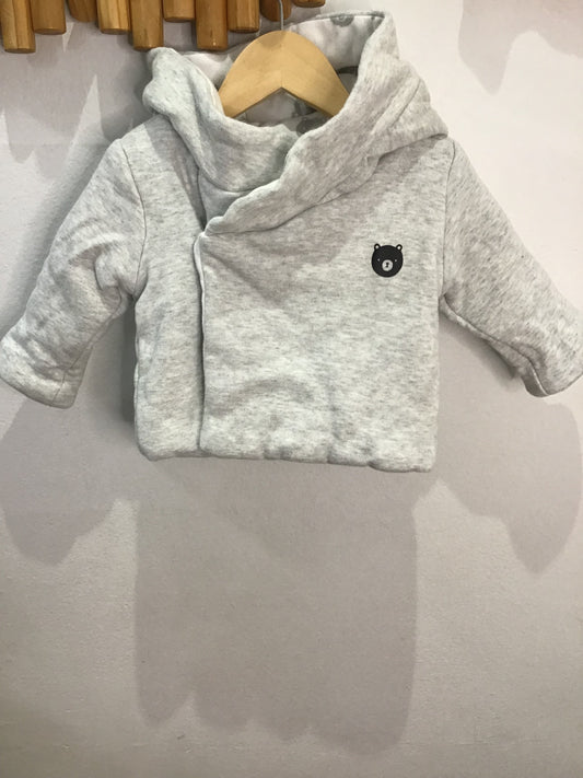 Bear thick cotton reversible sweater 0-3m