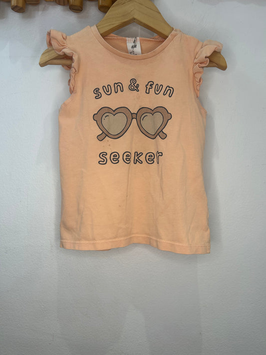 Sun and fun seeker tee 18-24m*
