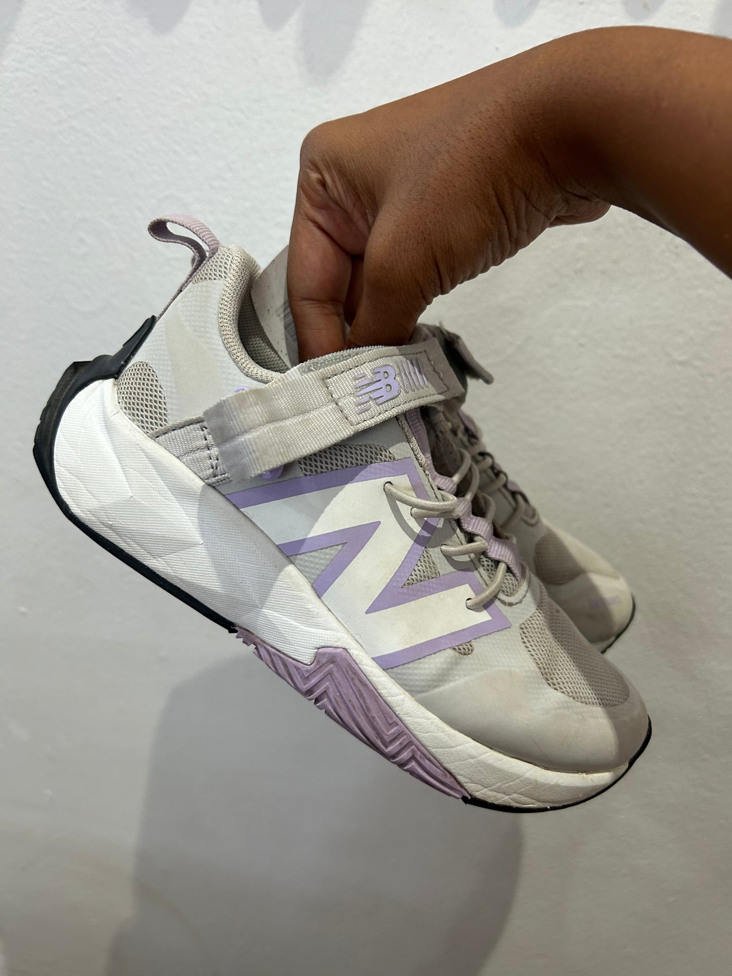 C12 New Balance grey and purple shoes